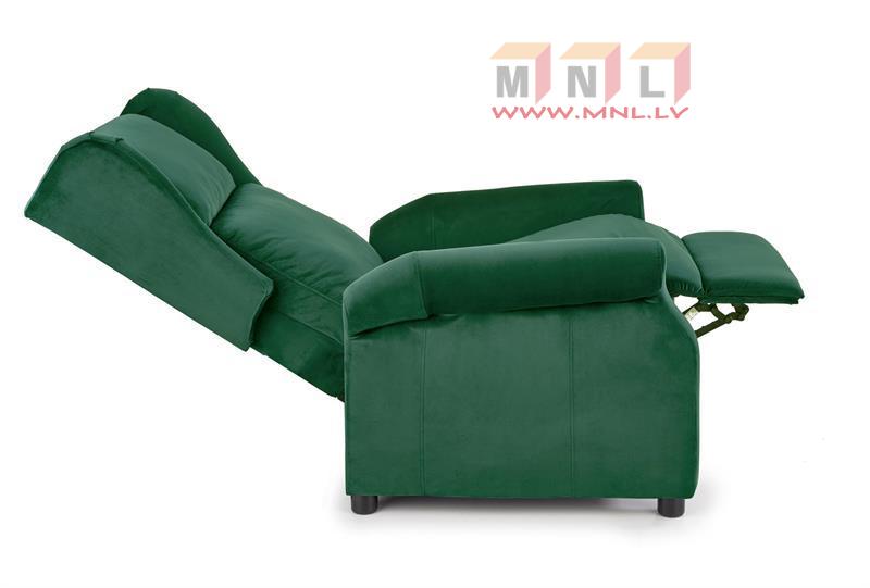 Krēsls AGUSTIN 2 ar RELAX funkciju, t.zaļš