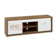 TV galds DALLAS 11, rieksts, MDF balts