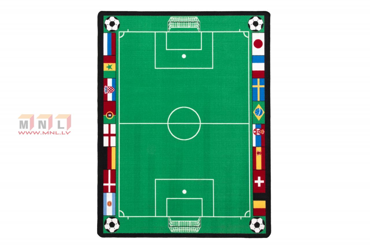 Paklājs 100x150cm zaļš FUTBOLS