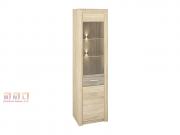 Vitrīna CASTEL 04/S,sonoma jasna/MDF sonoma trufel