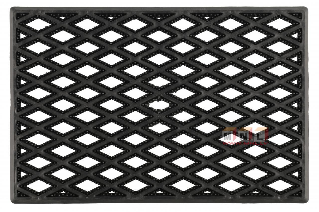 Durvju paklājs Xade 40x60cm, melns 