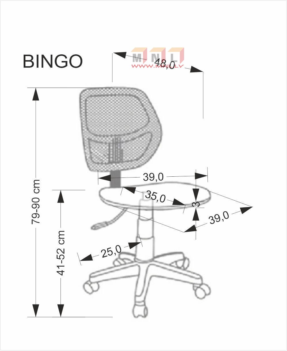 Krēsls BINGO melns